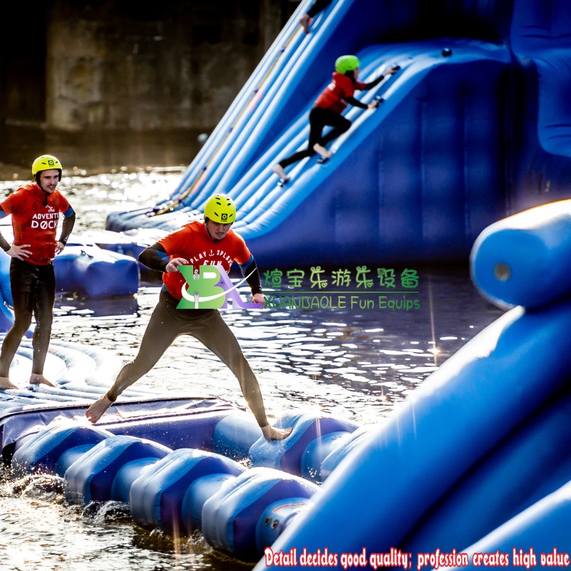 Water Challenge Inflatable Slide inflatable floating Water Park Air Model Manufacturer Direct Sales 3