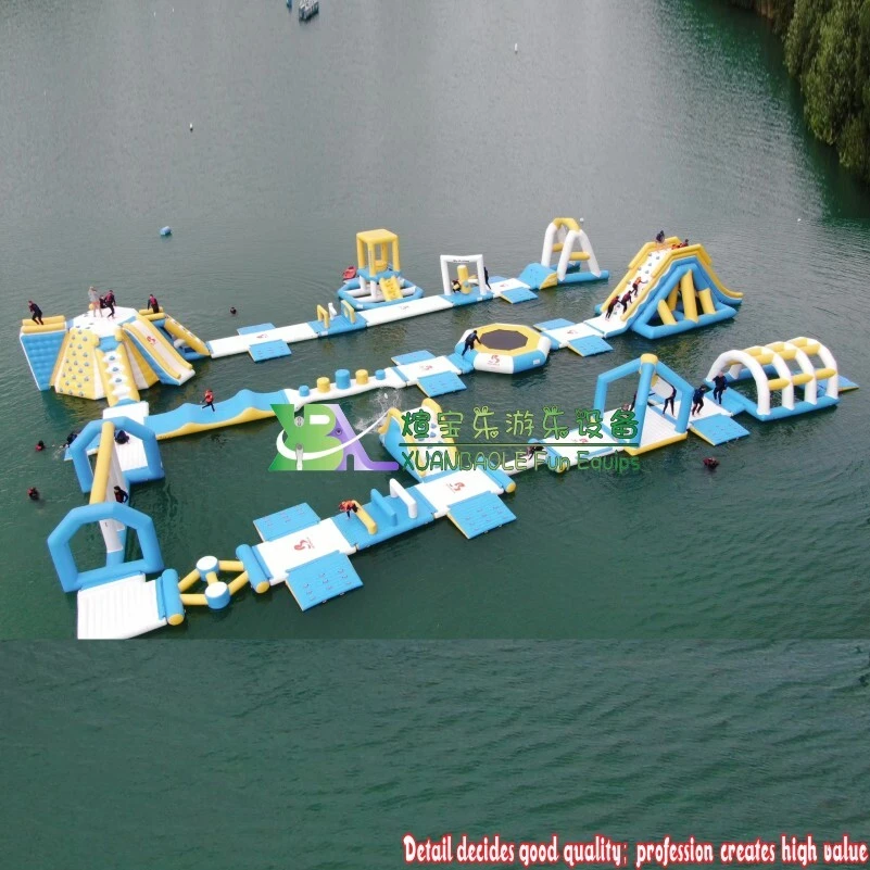 Hot Sale Commercial Water Game Inflatable Fenland Aqua Park Adult and Kids Size Floating Water Park 1