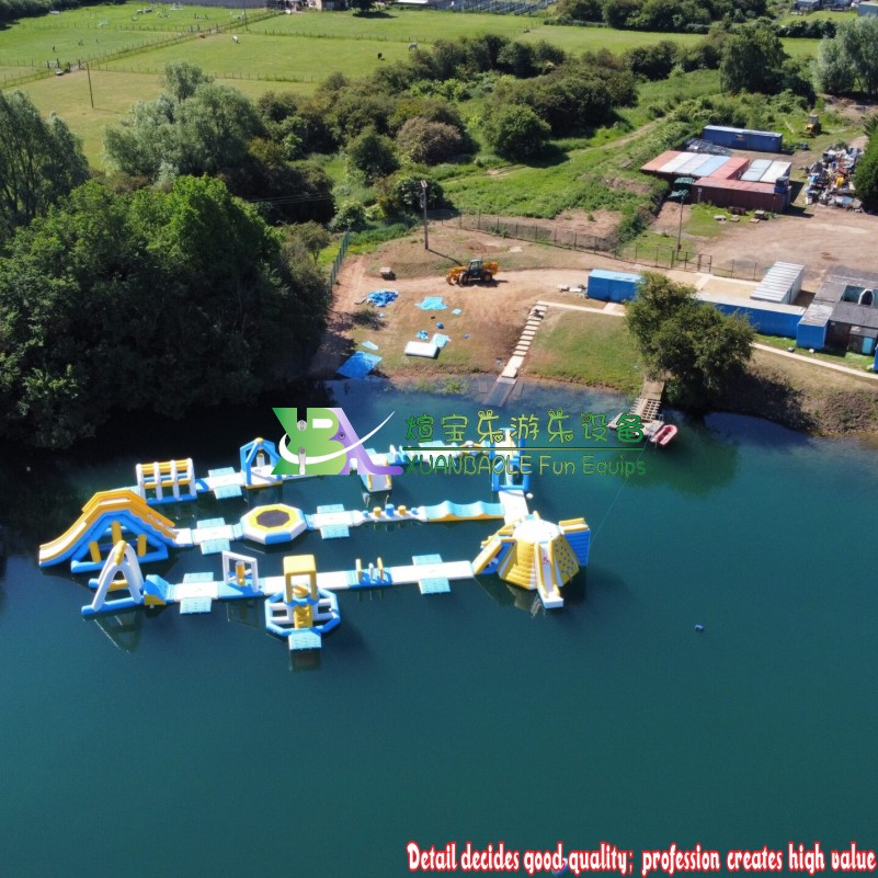 Hot Sale Commercial Water Game Inflatable Fenland Aqua Park Adult and Kids Size Floating Water Park 7