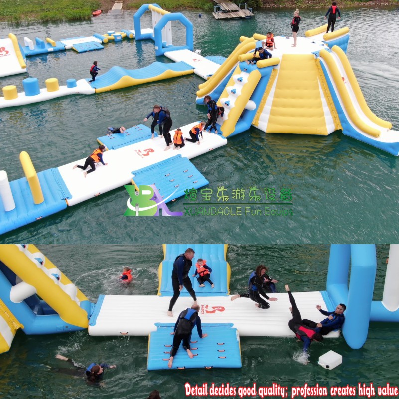Hot Sale Commercial Water Game Inflatable Fenland Aqua Park Adult and Kids Size Floating Water Park 3