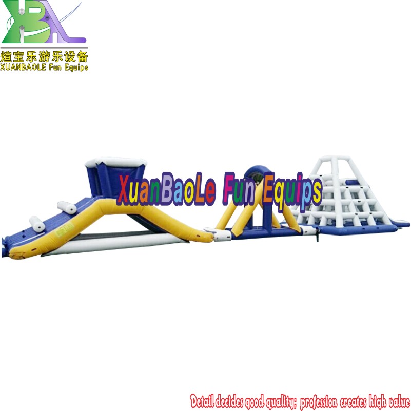 Inflable Parque acuático enorme Juego de agua de Aventure Park de aventuras flotantes inflables para una playa 7