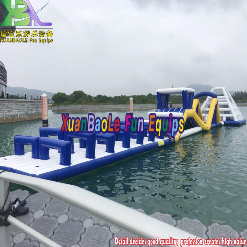 Inflable Parque acuático enorme Juego de agua de Aventure Park de aventuras flotantes inflables para una playa 2