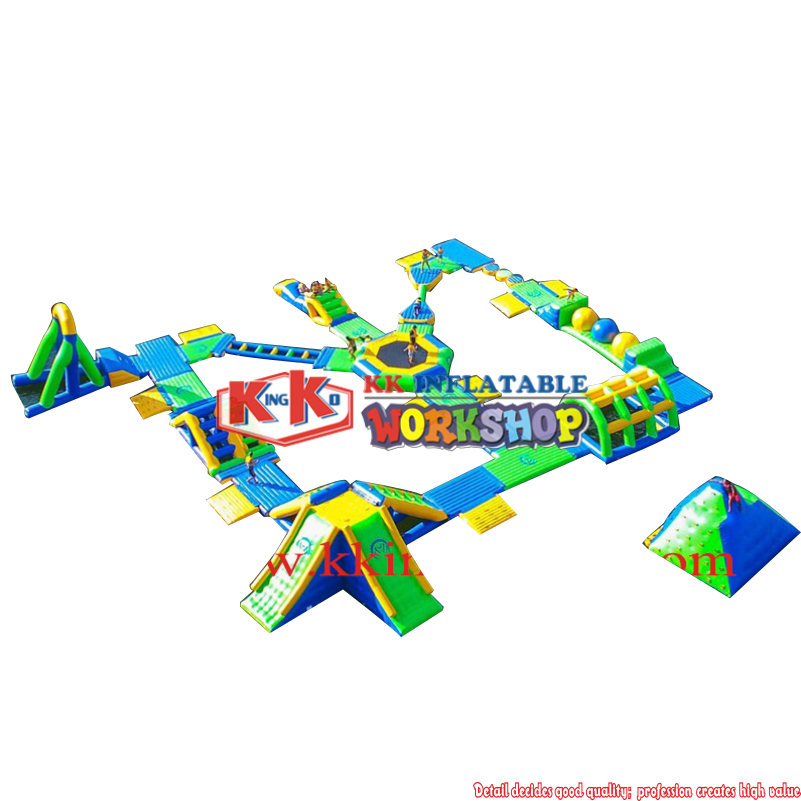 Adult & Kids Inflatable Floating Sports Adventure Water Park on Coastal Waters 2