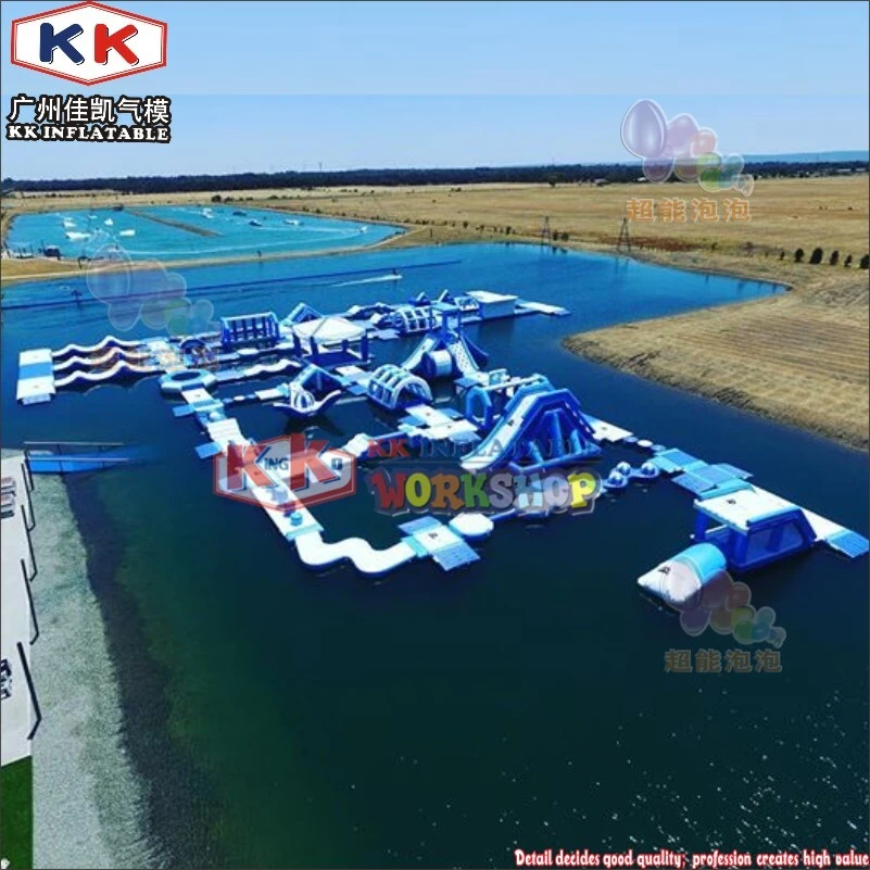 Comercial versátil - Parque Aqua flotante inflable de grado para adultos y niños 1