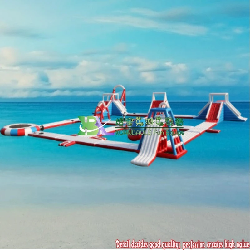 Obstáculo del equipo de recreación del parque acuático del parque inflable Plazo de agua inflable 1