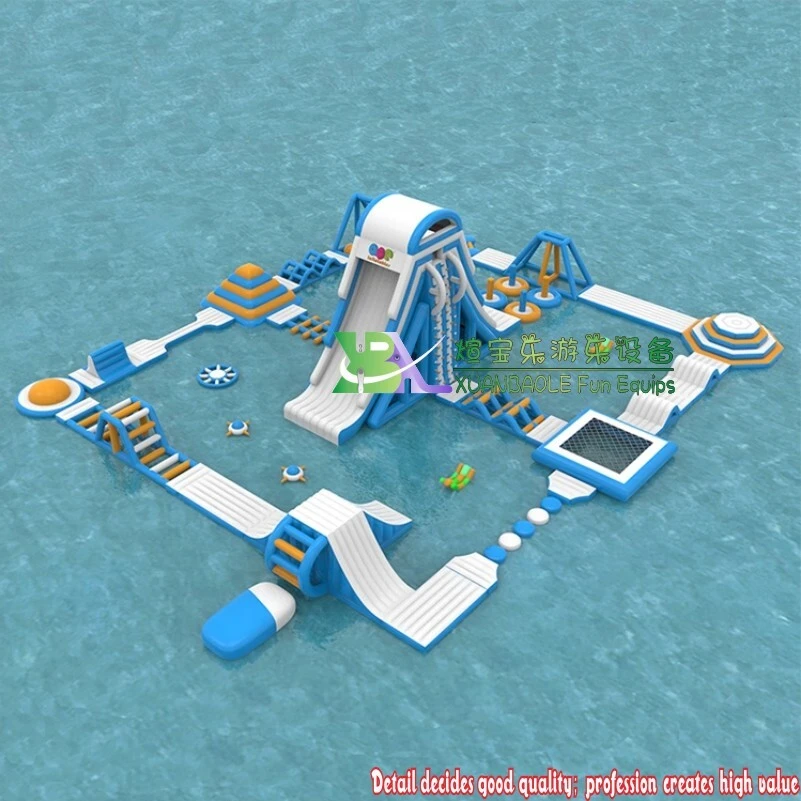 17x23m Comercial - Grado Giant Giant Inflable Flotating Waterround en la isla 1