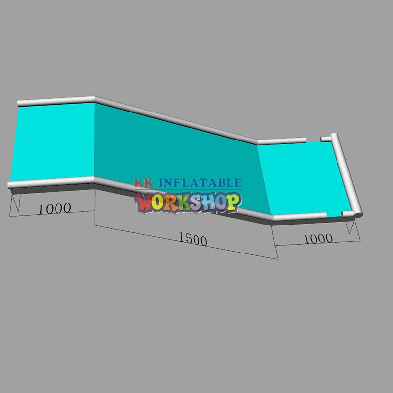 Inflatable simple and easy slide for adults on yachts 1