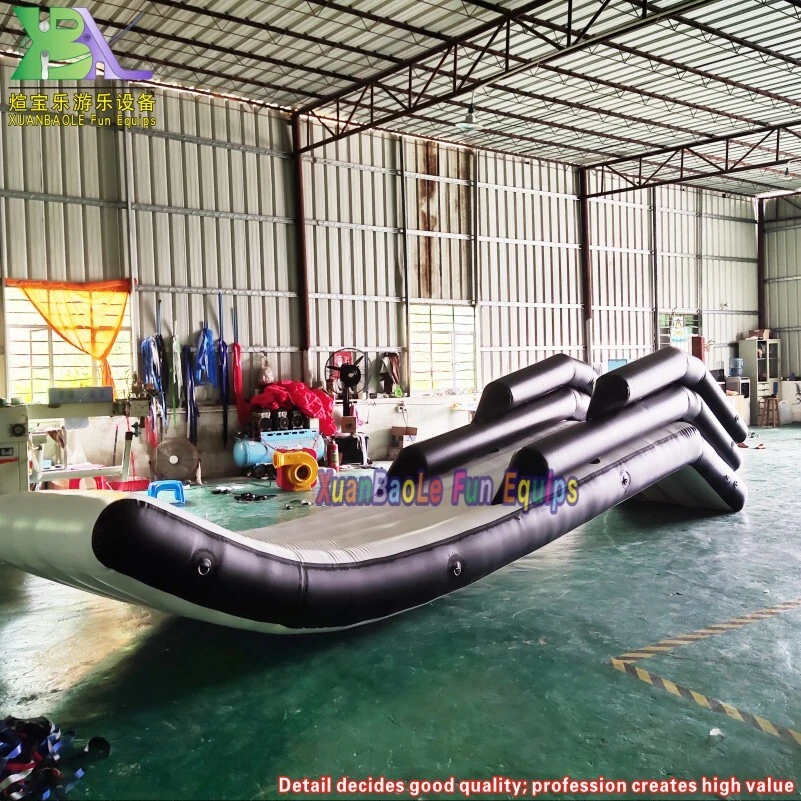 Black&White Inflatable Floating Yacht Slide Inflatable Floating Slide Water Toys for Sea 1