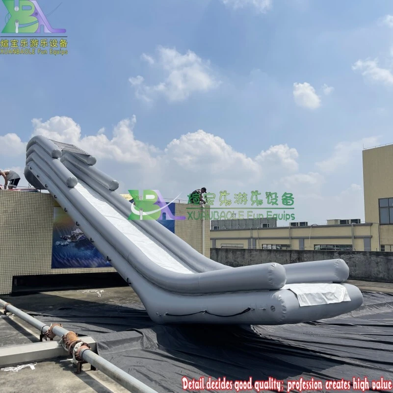 Adult Customized Cruiser Aqua Park Slide Boat Slide Inflatable Yacht Floating Water Slide for Summer 1