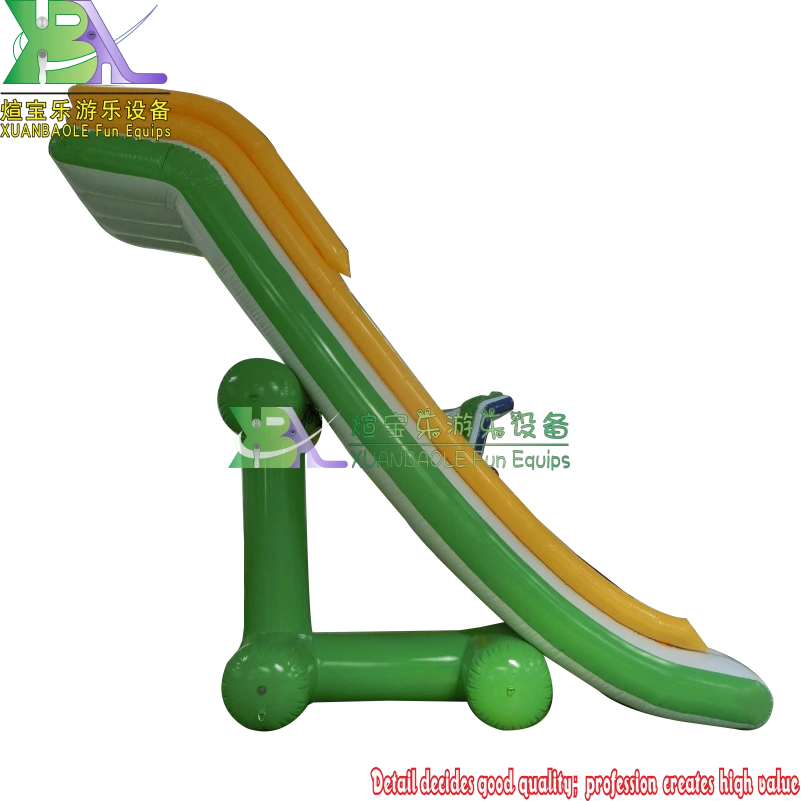 Durable PVC Inflatable Floating Yacht Water Slide Freestyle Cruiser Floating Ocean Water Slide For Boat 1