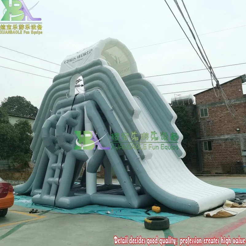Commercial Large - scale Inflatable Floating Water Slide from a Chinese Factory 1