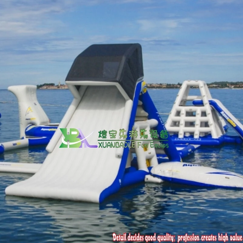 Giant Floating Safety - Enhanced Inflatable Water Slide for Water Park Games 1