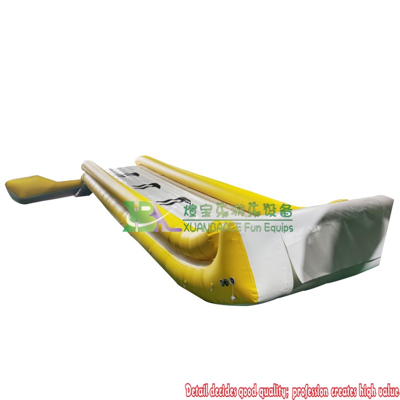 Inflatable Yacht Slide / Dock Inflatable Water Slide For Summer Ocean Games 8