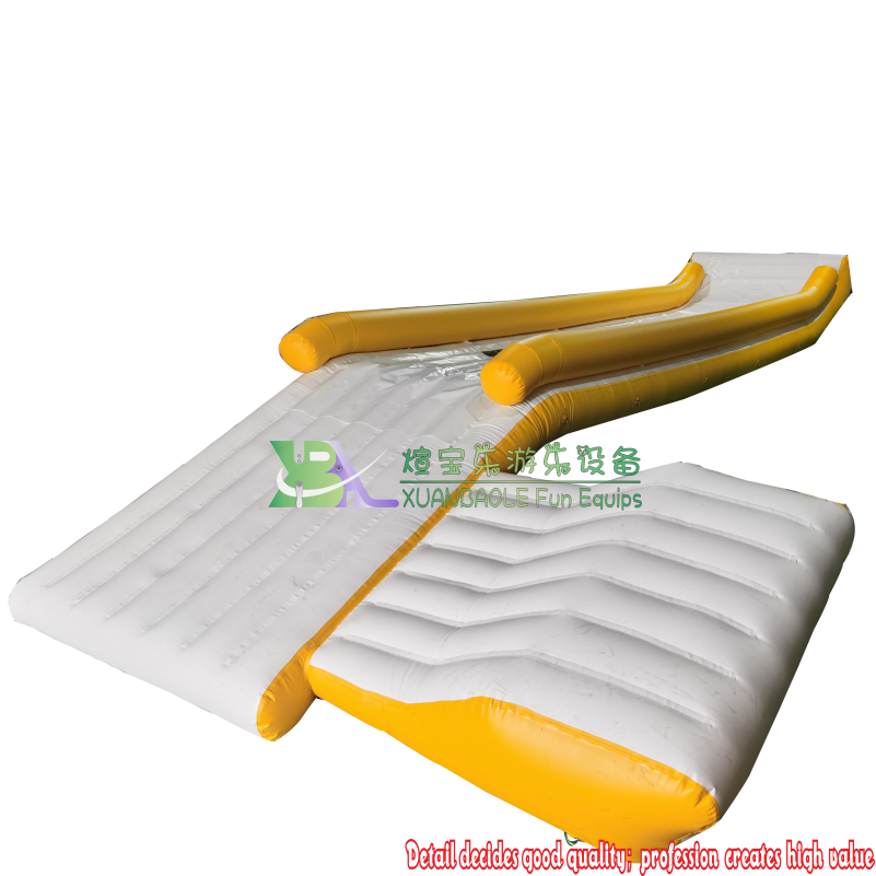 Inflatable Yacht Slide / Dock Inflatable Water Slide For Summer Ocean Games 7