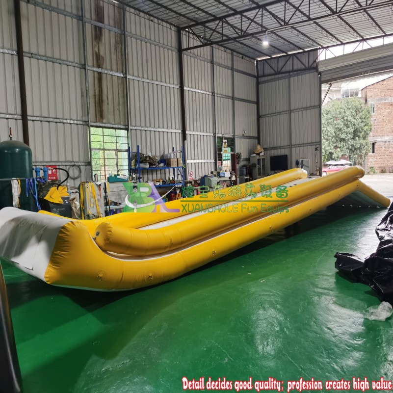 Inflatable Yacht Slide / Dock Inflatable Water Slide For Summer Ocean Games 4