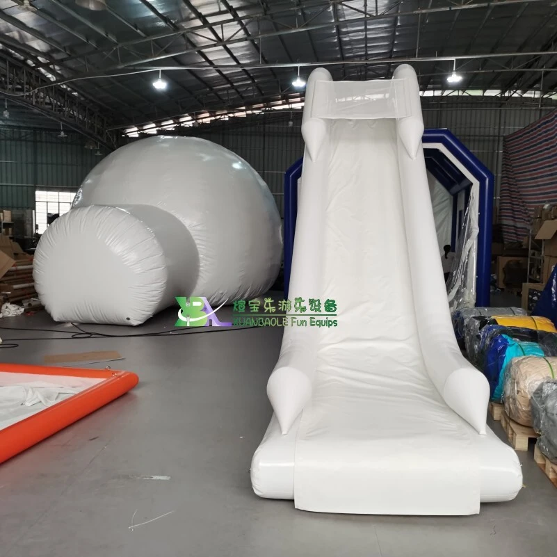 Diapositiva de agua inflable flotante duradera Perfecto para fiestas de yates & Diversión costera 1