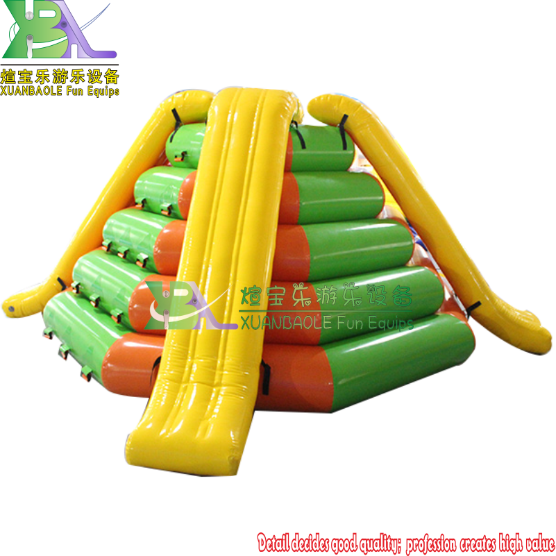 Floating tower inflatable climbing water slide, enjoy a new way of playing water in summer 5