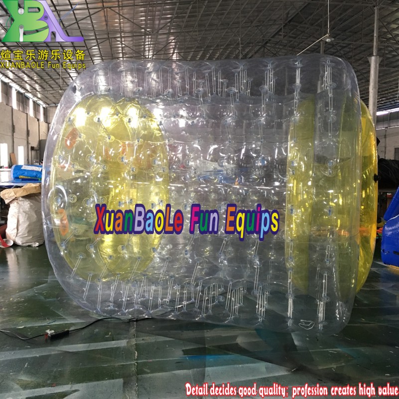 Rodillo de agua inflable Agua flotante Zorb Clear PVC Water Toy 10