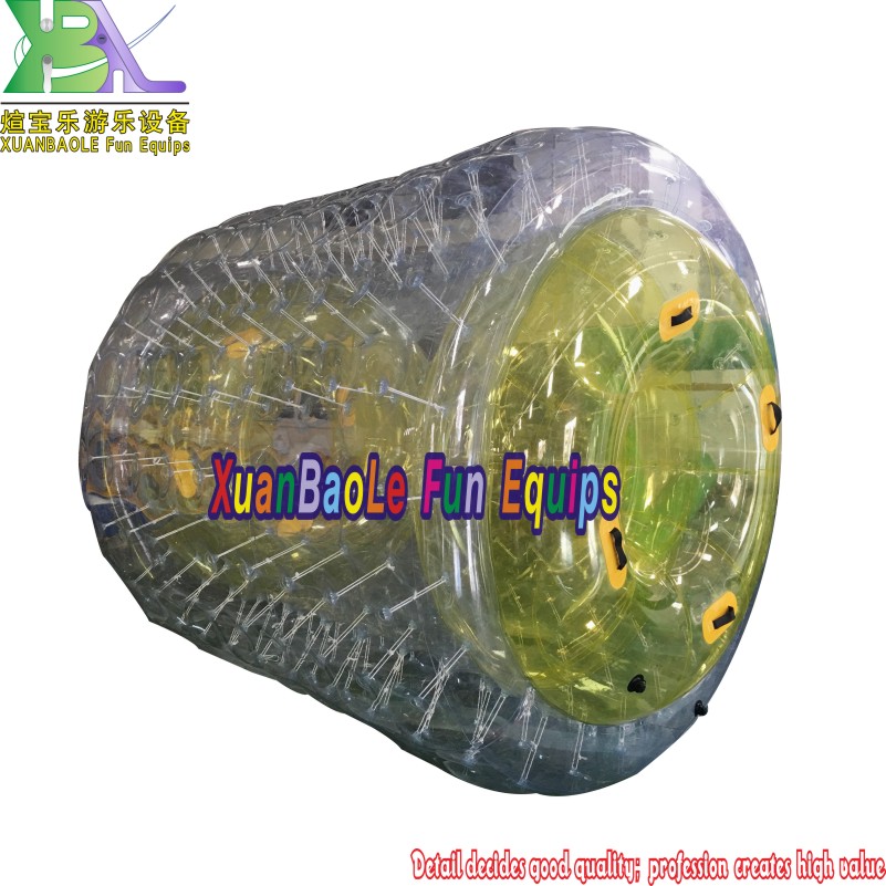 Rodillo de agua inflable Agua flotante Zorb Clear PVC Water Toy 2