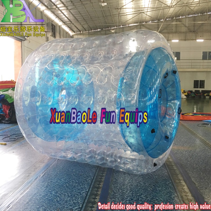 Equipo de parque acuático Agua flotante Zorb azul Clear PVC Water Toy 7