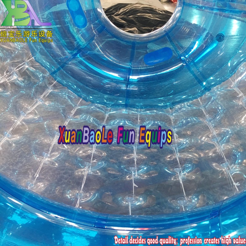 Equipo de parque acuático Agua flotante Zorb azul Clear PVC Water Toy 6