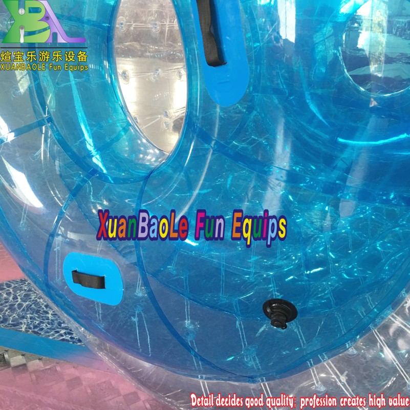 Equipo de parque acuático Agua flotante Zorb azul Clear PVC Water Toy 5