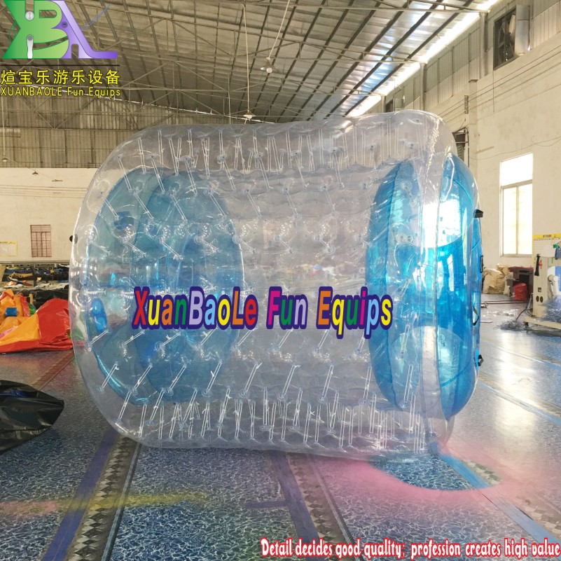 Equipo de parque acuático Agua flotante Zorb azul Clear PVC Water Toy 2
