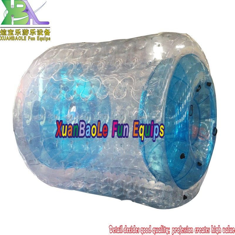 Equipo de parque acuático Agua flotante Zorb azul Clear PVC Water Toy 4