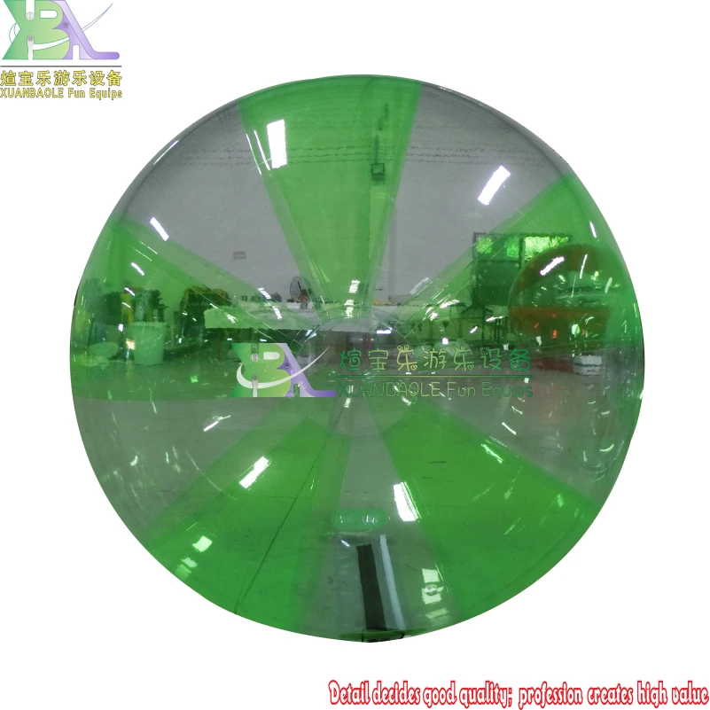 Boule de marche d'eau gonflable personnalisée en usine, jeux d'eau de balle d'eau colorée et amusante 1