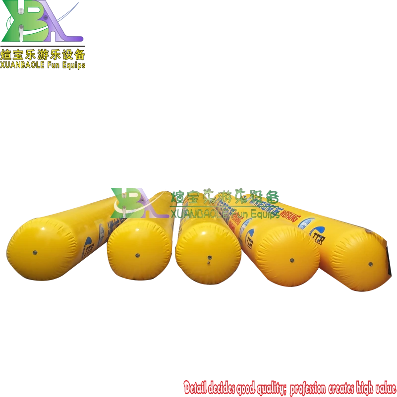 PVC Inflatable Buoy 1m×10mh Long Inflatable Cylinder Floating Regatta Summer Water With Printing 1