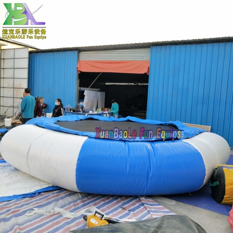 3m Size Inflatable Water Trampoline for Premier Home Garden Pool Bounce and Swim Facility 1