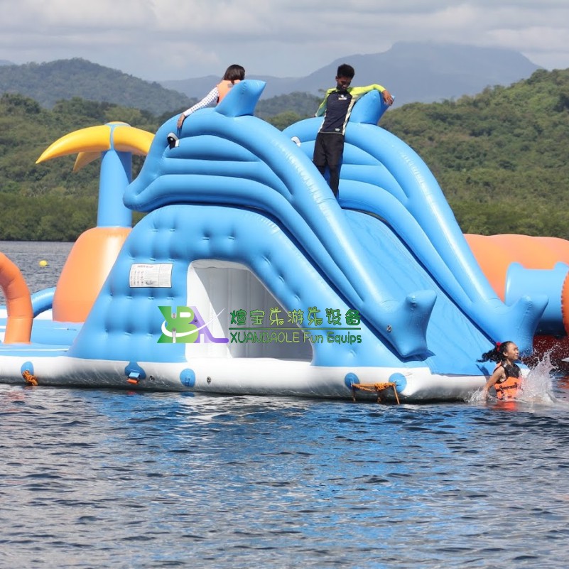 New Seahorse Inflatable Pool Float Bed PVC Water Floating Inflatable Floating Row Bed 8