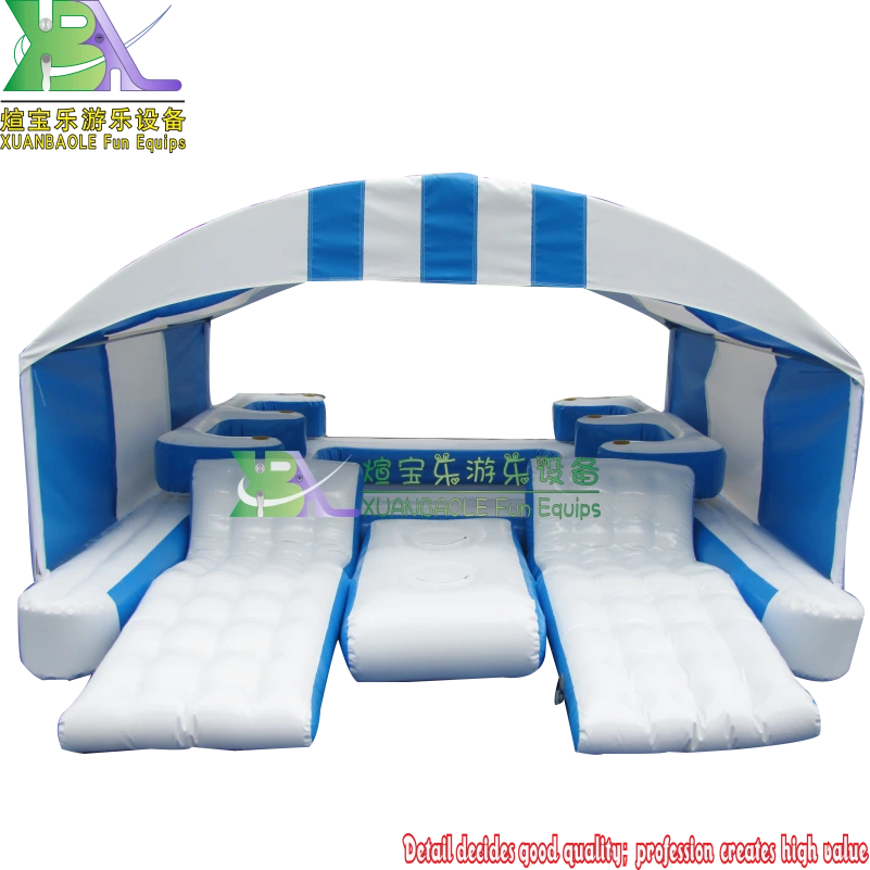 Bedera de salón inflable inflable inflable de la isla Oasis 1