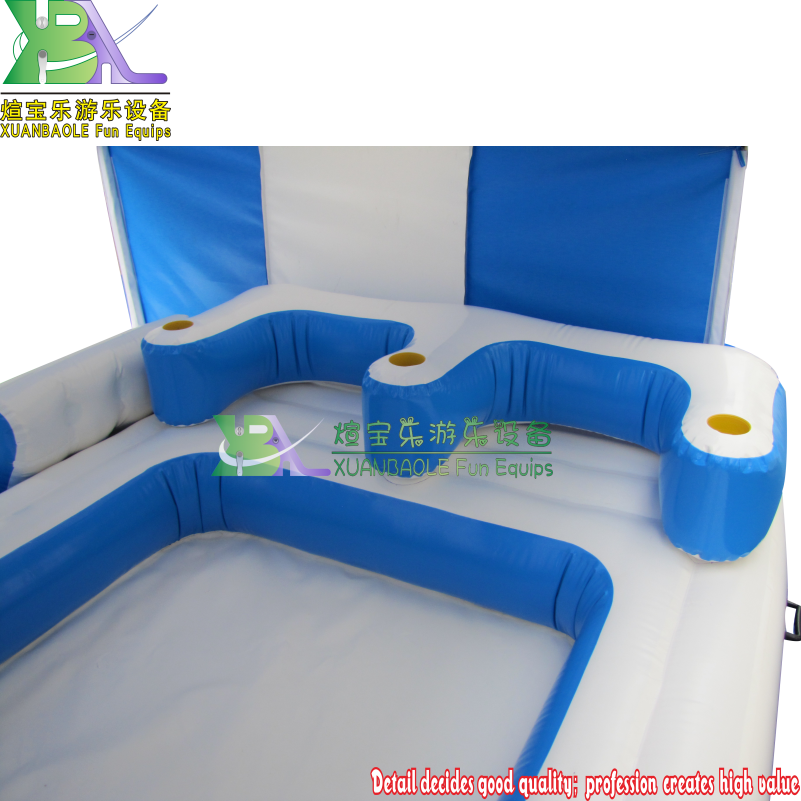 Bedera de salón inflable inflable inflable de la isla Oasis 5