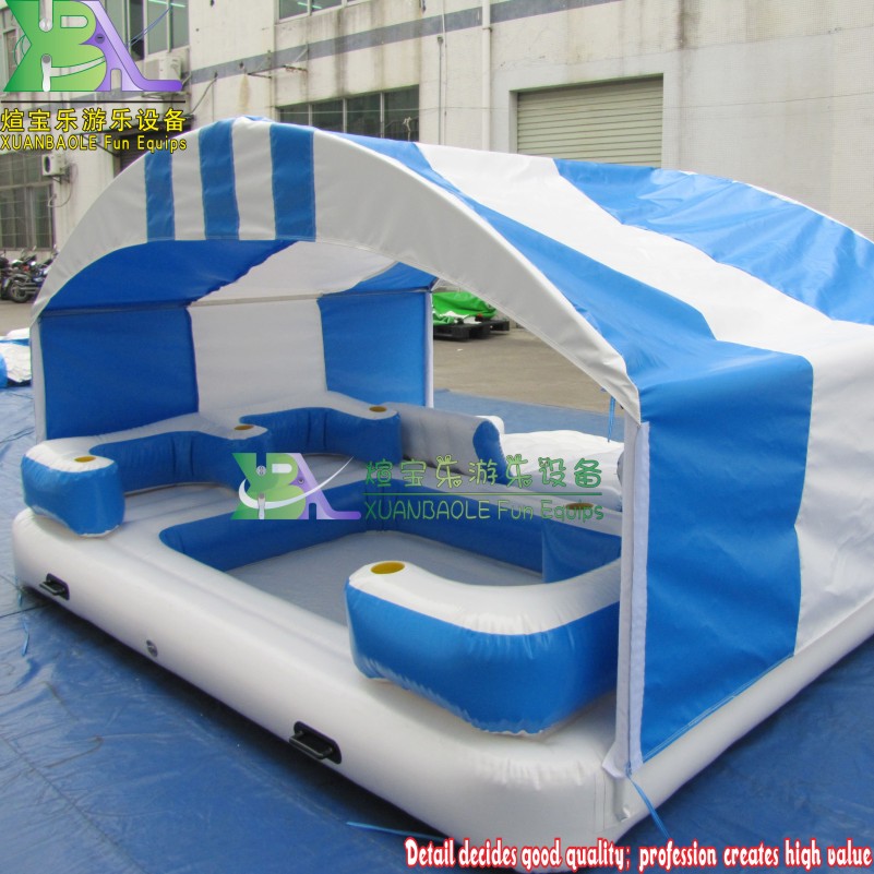Bedera de salón inflable inflable inflable de la isla Oasis 4