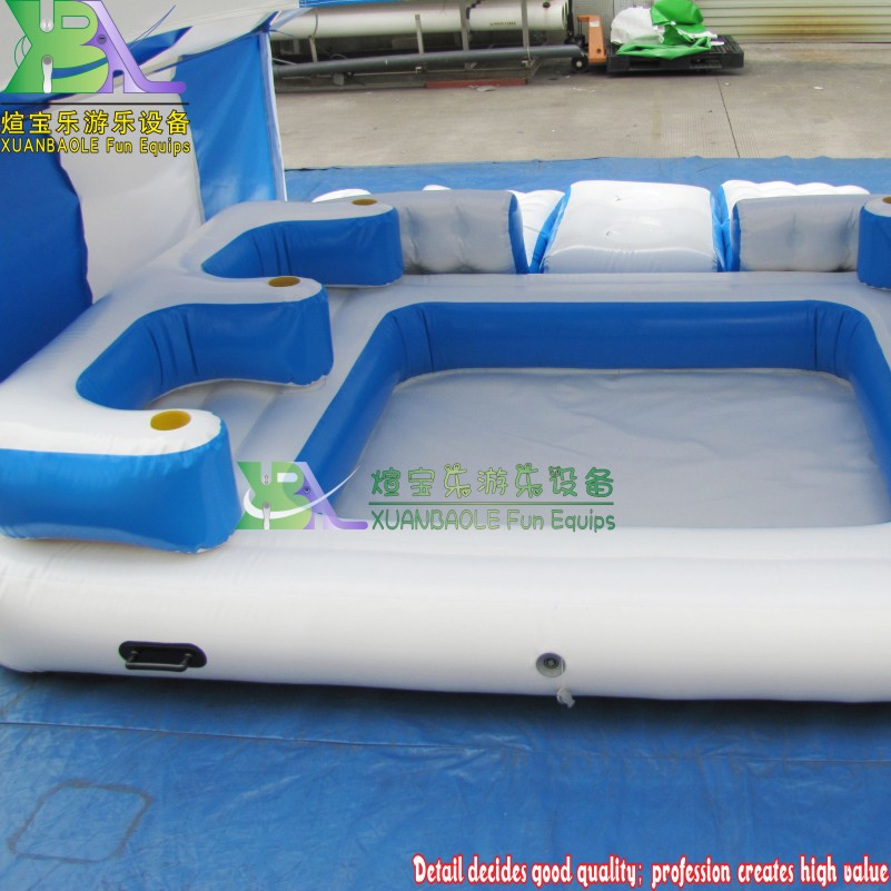 Bedera de salón inflable inflable inflable de la isla Oasis 3