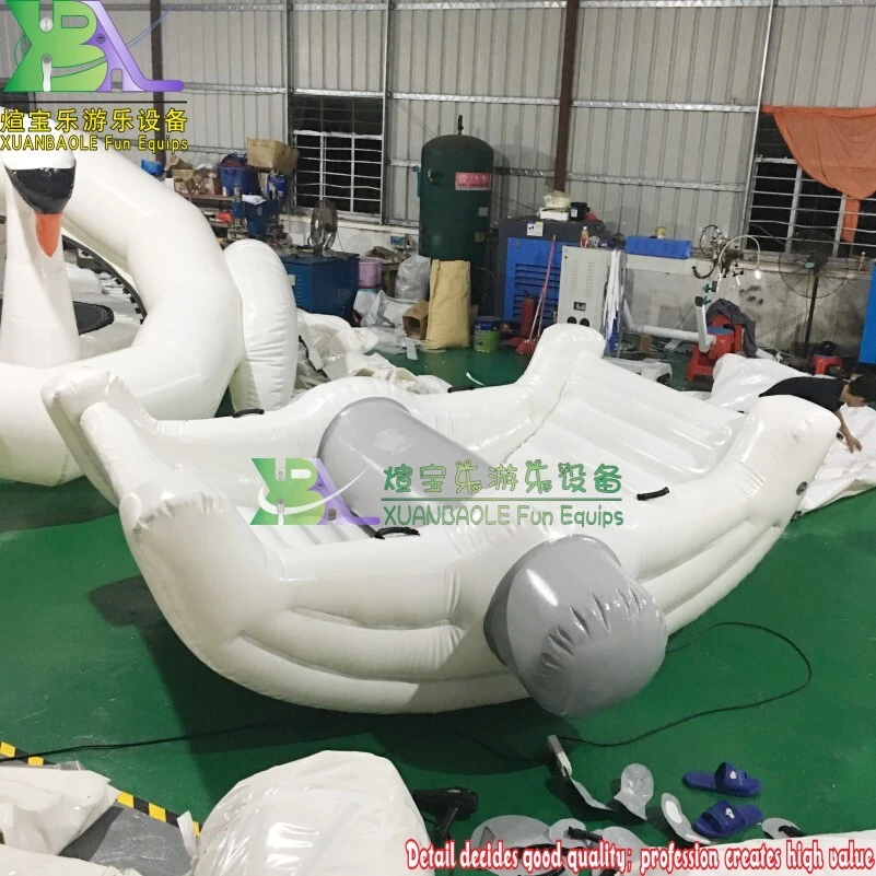 Commercial - Grade Inflatable Water Rocking Boat Inflatable Seesaw Water toy 1