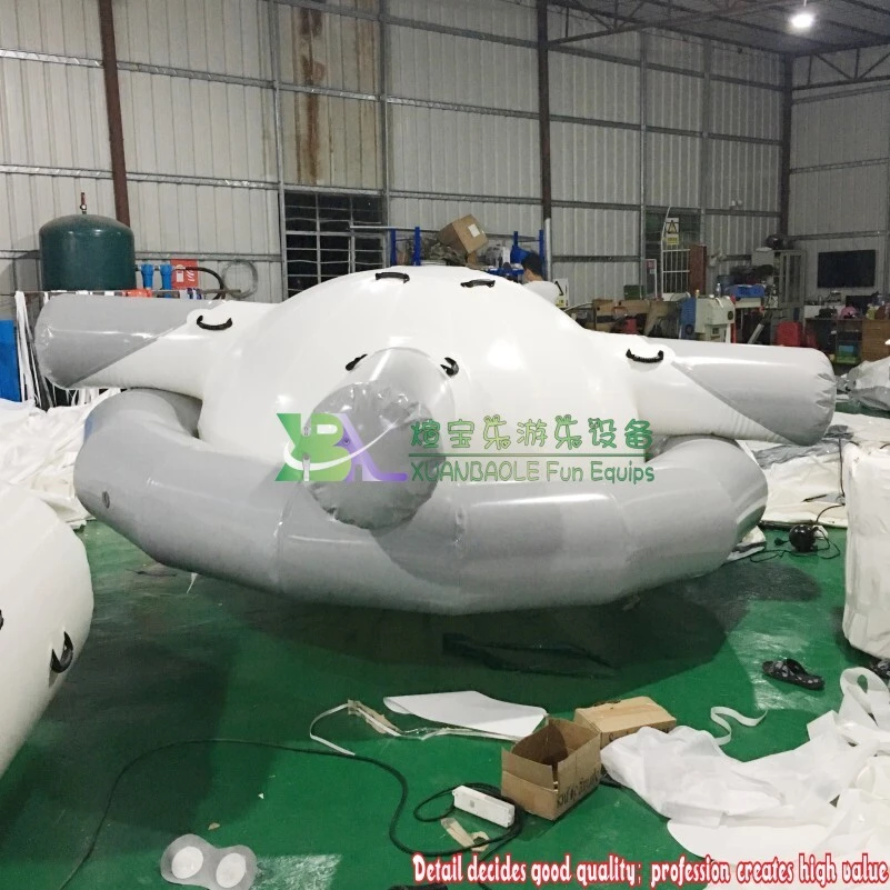 Inflatable Floating Water Toy: UFO - Inflatable Saturn Rocker Spinner 1