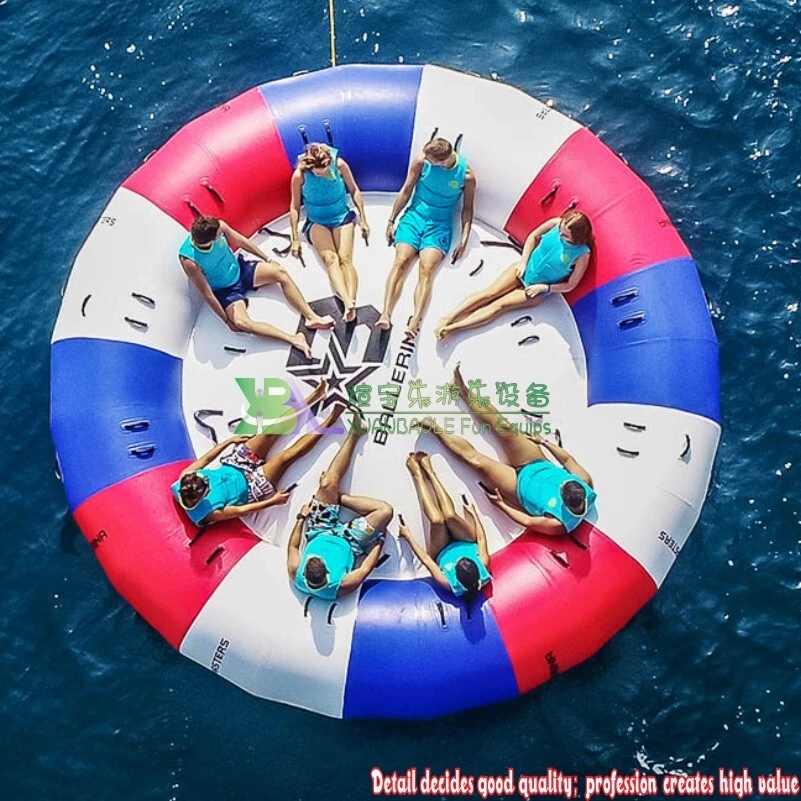 Inflatable Water Towable Twist Inflatable Water Spinner Floating Water Park toy 1