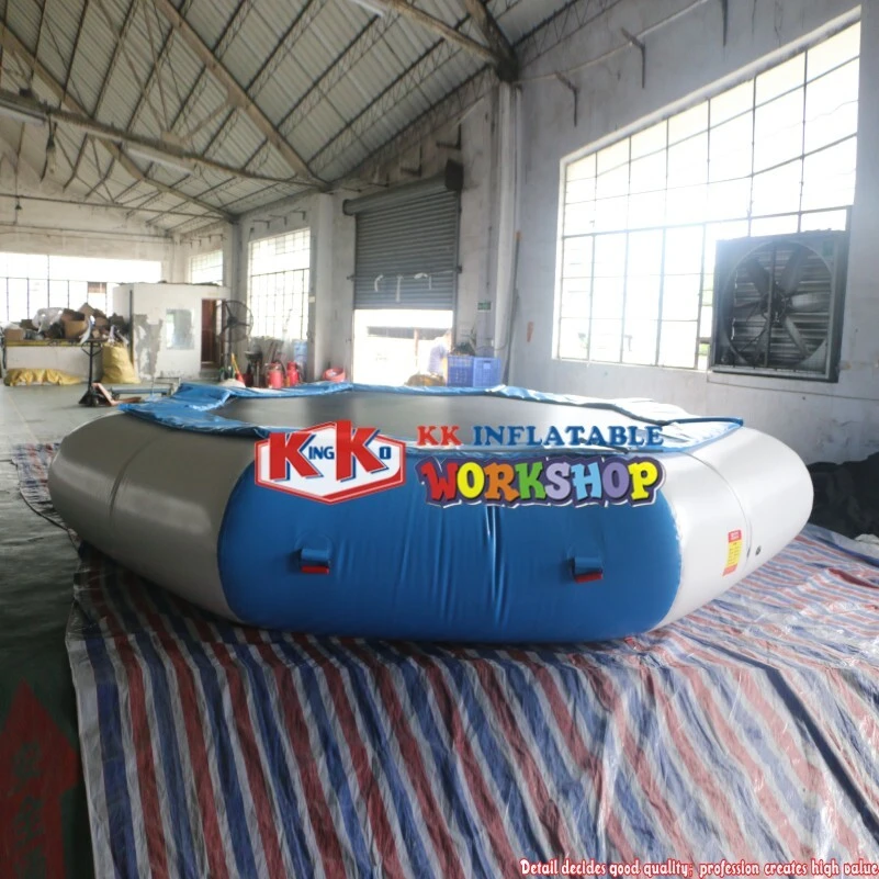 Inflatable Water Trampoline Home Garden Pool Bounce, Swim Facility Fun 1