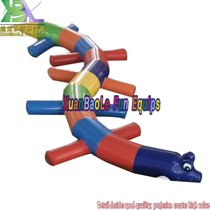 Water Sport Pool Floating Water Balance Tube Games Air - Tight Inflatable Centipede 1