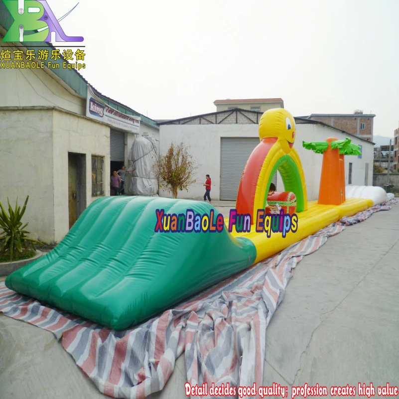 Commercial Grade Durable Inflatable Water Slide Obstacle Course Floating Water plaything 1