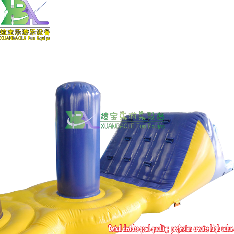 Curso de obstáculos de agua flotante inflable: diversión de piscina segura para niños 5