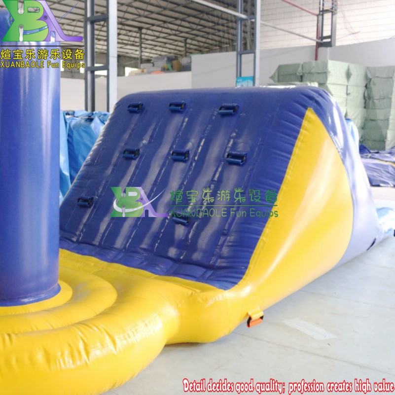 Curso de obstáculos de agua flotante inflable: diversión de piscina segura para niños 4