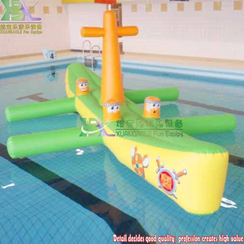 Inflatable Floating Water Obstacle Course Inflatable Water Fun Structure 1