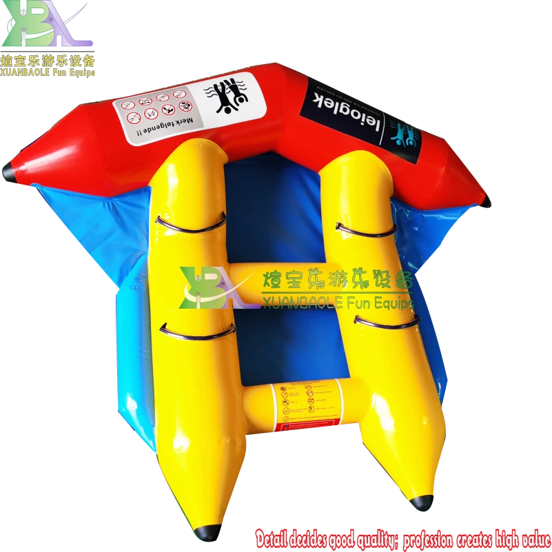 Durable Inflatable Water Fly Fish Towable Boat Set for Family Water Adventures 1