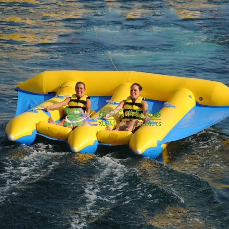 Aquatic Inflatable Flyfish Towable Boat Rush of Water Sports Experience 1