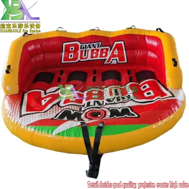 4 personas Inflable Aqua Speed ​​Speed ​​Boat Flying Ski Tube Inflable Water Sport 1