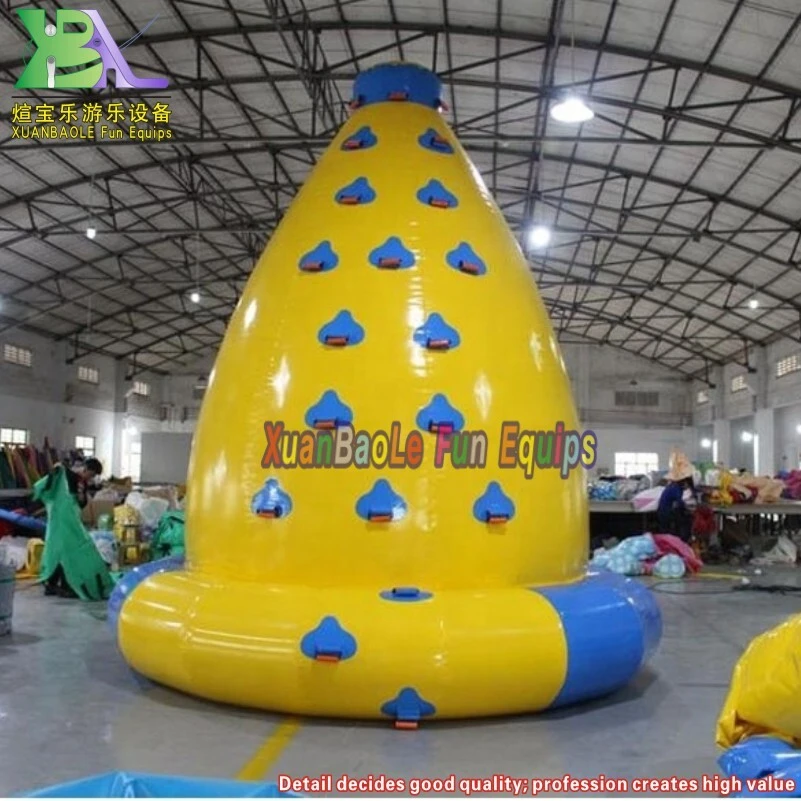 Fabricación de fábrica Juguetes de agua inflables Torre de escalada flotante 1
