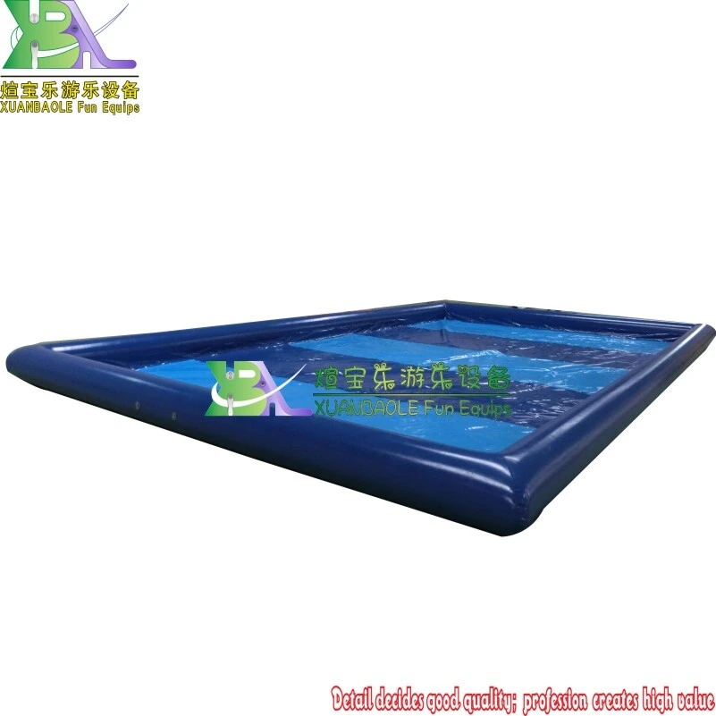 Taille personnalisée extérieure grande - piscine gonflable bleu commercial pour les paddle boats des enfants & voitures tamponneuses 1